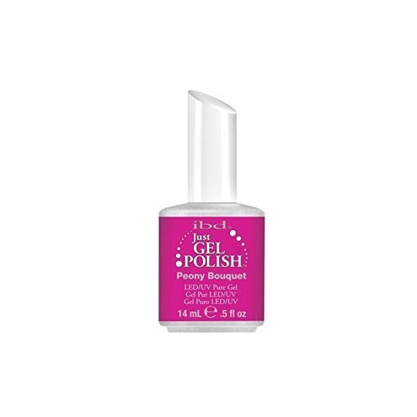 IBD Just Gel PEONY BOUQUET Soak Off Purple Nail Polish UV Manicure .5 oz Salon