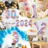Number 5 Balloon Number Helium Balloon Pastel Rainbow Balloons 5th Birthday Decorations Girl Foil Number Balloons 5 Balloon Number Rainbow Party Decorations Rainbow Party Supplies Giant Balloon