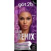 Got2b Color Remix, Customizable Semi-Permanent Hair Color, 094 Purple Punch