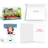 Stonehouse Collection Box Set of Golf Christmas Card Variety Pack 24 Cards & Envelopes - Funny Holiday Golf Cards