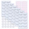 30 Pairs Practice Lash Strips Training Lashes for Eyelash Extensions Supplies Practice Eyelash Strips Lash Training Kit Lash Extension Supplies for Mannequin Head Beginner by SRCKFIZ