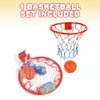 ArtCreativity Over The Door Basketball Hoop Game - includes 1 Mini Basketball and 1 Net Hoop, Indoor Mini Basketball Hoop Set for Home, Office, Bedroom, Cool Birthday Gift for Boys and Girls