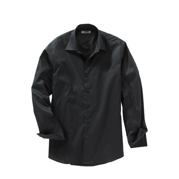 Ed Garments Men's 1033 Dress Shirts (Black 4XL T)