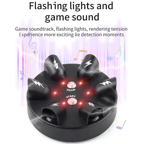 Bhbuy Reloaded Game Funny Shocking Shot Game Lie Detector Shocking Shock Game Party Drinking Game Roulette Shot Tricky Novelty Games