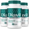 (3 Pack) Diavit Capsules – Daily Balance & Circulation Support with a Clean, Potent Blend for Natural Flow, Steady Energy & Stable Levels | Gentle, Easy-to-Swallow Everyday Pills (180 Capsules)