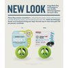 Planet Dog Orbee-Tuff Nooks Green Peace Sign Treat-Dispensing Dog Toy