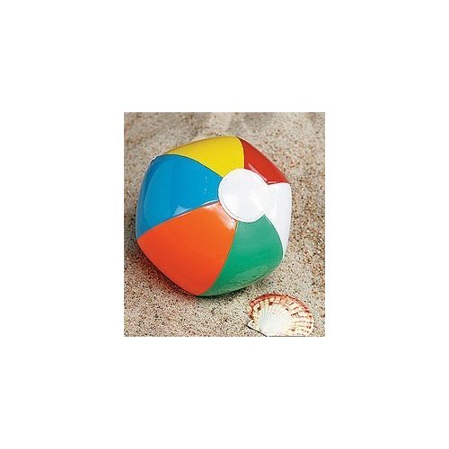 48 Mini BEACH BALLS/6-Panel Traditional Style Rainbow 6" BEACHBALLS/Pool Party FAVORS/WEDDING/Decorations/LUAU/4 DOZEN