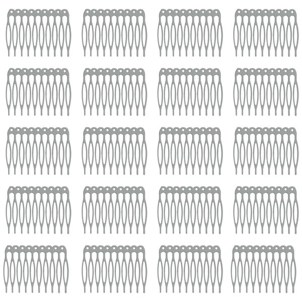 Honbay 30PCS 10 Teeth Metal Hair Combs Hair Side Combs Hair Clip Combs Twist Combs Wedding Bridal Veil Combs Wig Combs Headpieces Accessories Combs Updo Bun Chignon Hair Styling Accessories