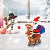 LONTIME Christmas Building Block Set-New 2024 Santa Claus and Snowman Character Set, Christmas and Birthday Gifts, Suitable for Children Over 9 Years Old (720 Pieces)