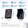 TOPENS TC175P Touch Panel Wired Keypad, Universal Keyless Entry Keypad DC 12V 24V for The Automatic Driveway Gate Opener, Magnetic Lock, Door Access Control System, Digital Code or RF ID Card