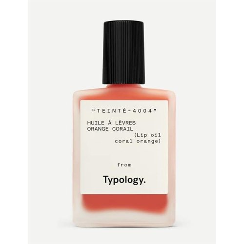 Typology Tinted Lip Oil - Shade 4 Coral Orange & Complimentary Sheet Masque
