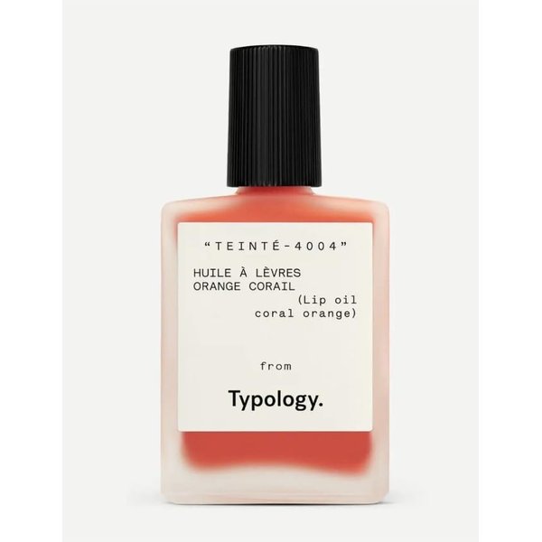 Typology Tinted Lip Oil - Shade 4 Coral Orange & Complimentary Sheet Masque