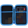Lebakort Storage Case Compatible with GiiKER Super Slide Puzzle Games Original 500+ Challenges Brain Teaser Puzzle Toys Kids Teens (Black + Blue Case)