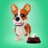 Ulanlan Adult Building Sets, Bricks Corgi, Micro Bricks Dog Animal Building Toy Bricks Dog for Dog Lover, Women, Girl 14+, Teens or Adult, 1380 Pieces (JX004)