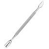 Promax care - Cuticle Pusher and Cutter - Professional Grade Stainless Steel Cuticle Remover and Cutter - Durable Manicure and Pedicure Tool - for Fingernails and Toenails - (Silver)