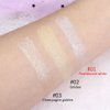 Pearl White Face Highlighter Makeup Shimmer Glitter Rose Sparkly Highlighters Makeup Powder Palette for Face Cheek Skin iluminadores iluminador (pearl white)