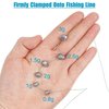 AGOOL Split Shot Fishing Weights Sinkers, 110pcs Reusable Split Shot Sinkers Weights 0.8g-3g（1/35oz-1/9oz） for Freshwater & Saltwater Fishing