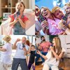 BONAOK Bluetooth Wireless Karaoke Microphone with LED Lights,4-in-1 Portable Handheld Mic with Speaker Karaoke Player for Singing Home Party Birthday Gift for Kids Adults Girls Q78(Space Gray)