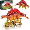 HIGH GODO Dinosaur Building Blocks Set, STEM Stegosaurus Dino World Park Building Bricks Educational Toy, Creative Gifts for Boys Kids 8+ (697 Pcs)