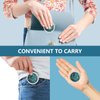 Pill Box 3 Compartment Medicine Pill Case,Portable Pill Box for Pocket or Purse Pill Box Decorative Metal Medicine Vitamin Organizer Unique Gift(2PCS)