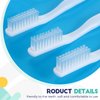 CHENGU 200 Pack Individually Wrapped Disposable Toothbrush Bulk Single Use Toothbrush Travel Toothbrushes Disposable Soft Bristle Adult Toothbrush Manual Tooth Brush for Women Men Hotels(White)