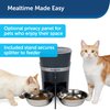 PetSafe 2-Pet Meal Splitter with Bowl - Easily Cleaned, BPA-No, Food-Grade Material -for PetSafe Smart Feed and Healthy Pet Simply Feed - Mess-No Food Dispensing -Includes Privacy Panel,One Size,Black