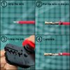 55 Sets Servo Plug Male Female Connector Crimp Pin Cable Kit with Crimping Tool Compatible JST SYP Futaba for Hitec Spektrum RC