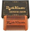 4Klawz Beard Comb - Pocket Comb for Men's Hair Beard Mustache and Sideburns with 4 Sides of Wide & Fine Teeth - Best Bearded Man Grooming Gift Special