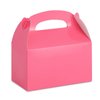 BLUE PANDA 24-Pack Pink Gable Boxes - Pink Party Boxes for Kids Birthday, Party Favors, Candy, Goodies, Treats (6.2x3.5x3.6 In)
