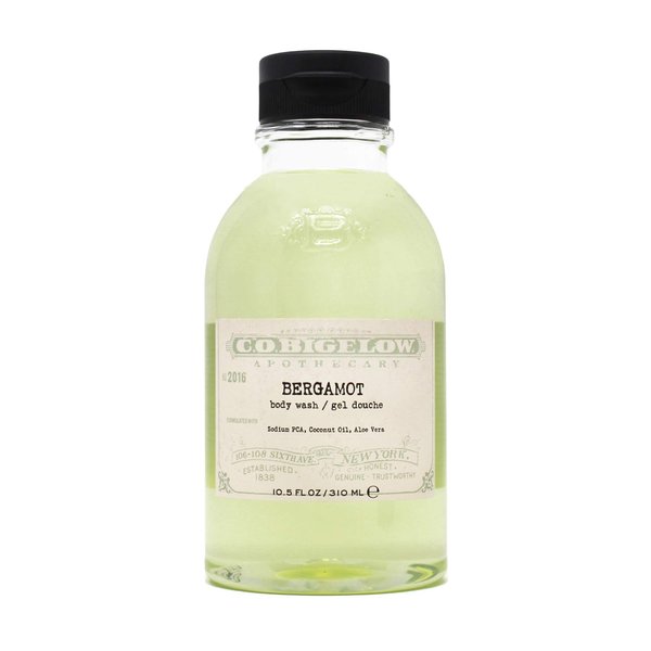 C.O. Bigelow Iconic Collection Bergamot Body Wash, with Sodium PCA, Coconut Oil, Aloe Vera, 10.5 fl oz