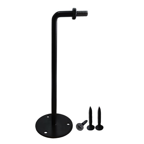 CHADWICK Wall Mount Stand for Mannequin Head, Wig Head Holder, Black Metal Rack, Wall Mounted Bracket, Hanging Wig Stand Accessories