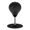 Stress Relief Desktop Punching Bag I Comes with Desk Clamp and Extra Strong Suction Cup I Black