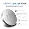 50 Count CR2032 3V Lithium Coin Cell Batteries, Long Lasting Power in Child Resistant Packaging, 8-Year Shelf Life – 50 Pack