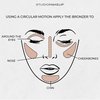 Studiomakeup Face Bronzer Powder - Lightweight, Even Coverage Powder Bronzer for Face Contouring - Lightweight Matte Bronzer Powder for All Skin Types