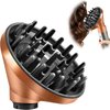 Portable Hair Diffuser Attachment for Dyson for Airwrap HS05 HS03 HS01, Hair Dryer Diffuser Nozzle Converting for Airwrap Styler To Hair Dryer, Gold