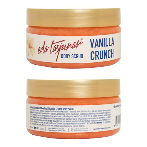 Eda Taspinar Vanilla Crunch Body Scrub, Silky Touch Skin Care Series, All Eyes on You, 6.8 fl oz (10.6 oz)