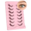 Lash natural wispy eyelashes, Frihappy false eyelashes, Wispy Strips, Faux Mink Lashes, black band lashes, 7 pairs, Frihappy 2024 lashes #Vega