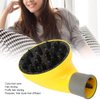 Universal Hair Diffuser Adaptable for Profession Blow Dryer Hair Dryer Diffuser for Curly Wavy Hair Shiny Black, Hair Dryer Attachments (Yellow)