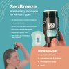 SeaBar Shampoo Bar Refill - All Natural Hair Shampoo - Vegan, Sulfate-Free, Eco Friendly Zero Waste Reusable Packaging, SeaBreeze