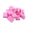 YIMART 20 Pcs Double-sided Mini Nail Buffer Block Colorful Sponge Nail Polish Sanding Buffer Strips Nail File Blocks Manicure Tools (Pink)