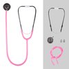 MorTime Dual Head Stethoscope, Real Working Stethoscope for Kids Cosplay, Educational Equipment, Pink (1 pc)