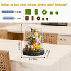 OLTLYUNH Flower Bouquet Building Set for Adult,Mini Plant Bonsai Tree Friend Set,Botanical Collection Gift for Kids,Office Home Decor Building Block, New Year Birthday Gift for Women Boys Girls(Bee)