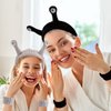 SuPoo 9 Pcs Skincare Headbands Snail Spa Headband and Wristband Set Alien Headband Brown Face Wash Wristbands Cute Makeup Headband Hair Band for Washing Face Wrap Head Towel Wrist Towels for Shower