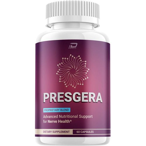 Presgera Capsules – Presgera Advanced Supplement, All Natural Formula to Maintain Healthy Levels, Presgera Maximum Strength, Reviews (1 Pack - 60 Capsules)