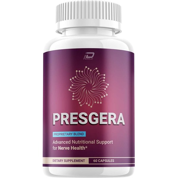 Presgera Capsules – Presgera Advanced Supplement, All Natural Formula to Maintain Healthy Levels, Presgera Maximum Strength, Reviews (1 Pack - 60 Capsules)