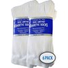 Doc Ortho Loose Fit Cotton Diabetic Socks for Men and Women, 6 Pairs, Crew