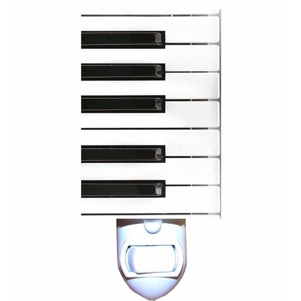 Gotham Decor Piano Keys Decorative Night Light