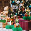 Poen 12 Pcs Christmas Nutcracker Party Decorations Nutcracker Honeycomb Centerpieces Ballet Nutcracker Theme Table Decorations Mouse King Table Centerpieces for Nutcracker Party Supplies