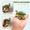 ZIUGLIKAL Turtle Purse Mini Coin Organizer Usb Flash Drive Jewelry Backpack Keychain Decoration Handmade Crochet Gifts For Boys & Girls