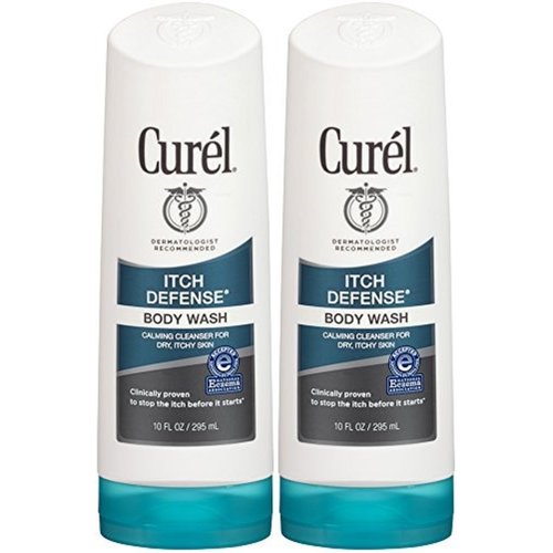 Curel Itch Defense Body Wash, 10 Ounce (Pack of 2)